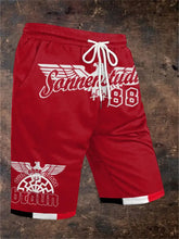 Herren-Shorts Sonnen braun 88 Print zartstils